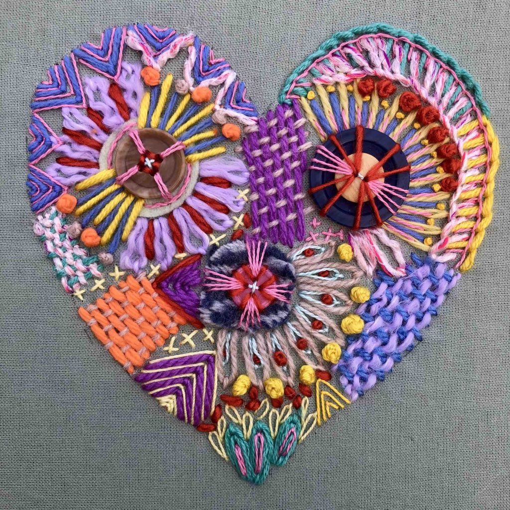 DOODLE STITCH HEARTS with Jessica Grady